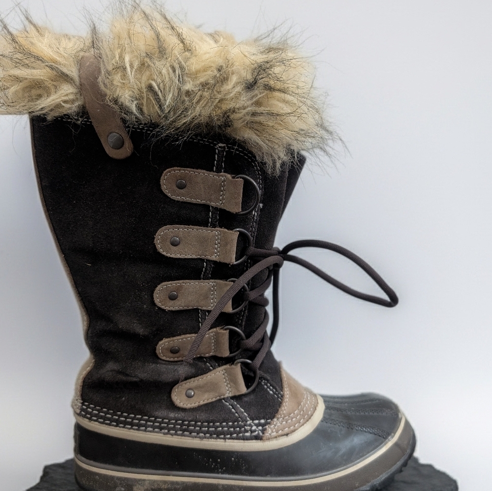 Faux Fur Trim Winter Boots - Picture 4 of 12